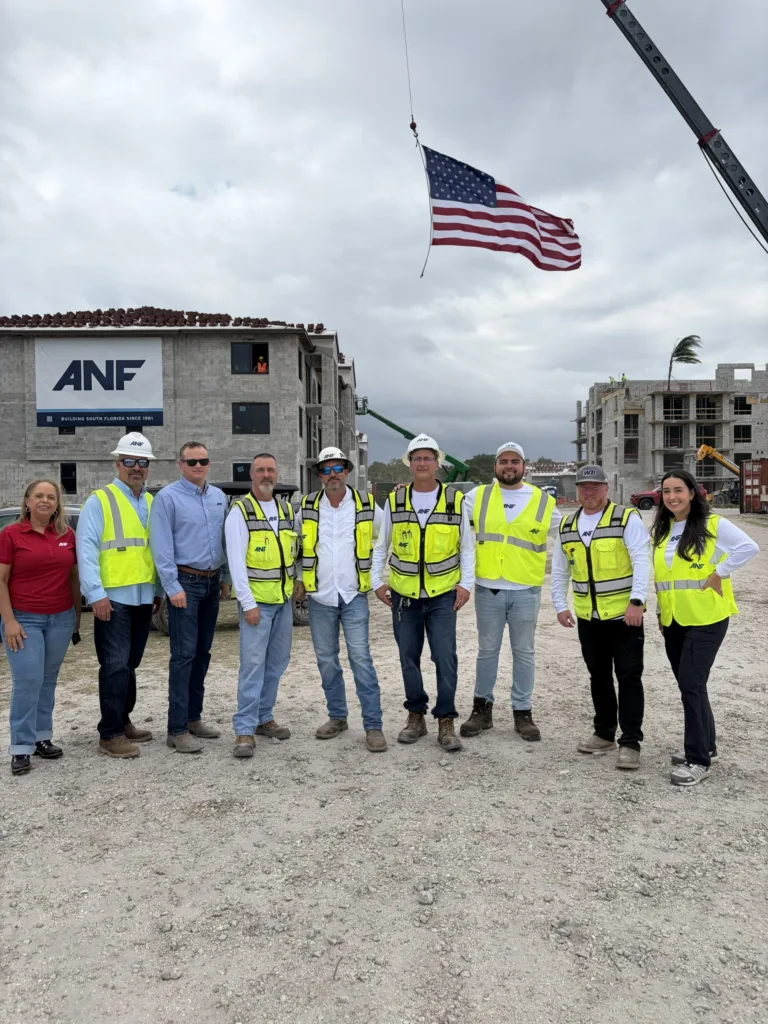 ANF Celebrates Topping Out of Skye Apartments, the Second Phase of Parks at Delray in Delray Beach, Florida