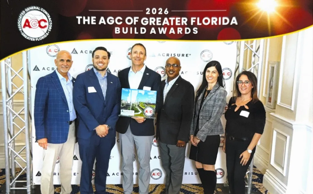 ANF Honored with Numerous Build Florida Awards From the South Florida Associated General Contractors (AGC)