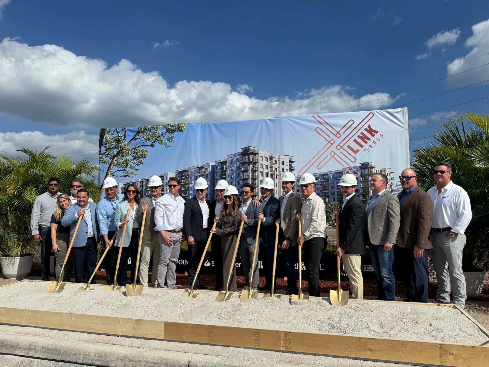 ANF team and trade partners on a South Florida jobsite